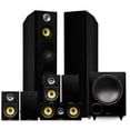 thumbnail image 1 of Fluance Signature HiFi Surround Sound Home Theater 7.1 Channel Speaker System including 3-Way Floorstanding Towers, Center Channel, Surrounds and Rear Surrounds and DB10 Subwoofer - Black Ash (HF71BR), 1 of 8
