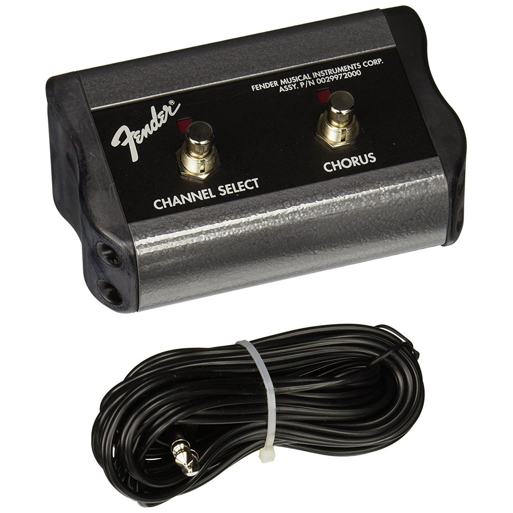 2Button Footswitch Channel/Chorus On/off with 1/4Inch Jack, Genuine