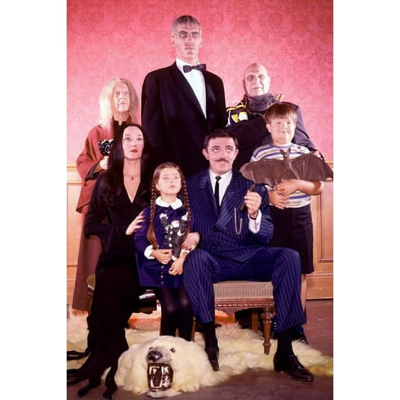 The Addams Family Tv Rare Cast 24x36 Poster