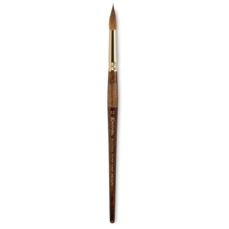UPC: 8426296212125 | Escoda Reserva Kolinsky-Tajmyr Sable Brush – Pointed Round Short Handle Size 12