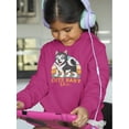 thumbnail image 2 of Cute Baby Dog Husky Hoodie Juniors -Image by Shutterstock,  x-Large, 2 of 4
