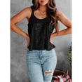 thumbnail image 3 of Camiseta sin mangas de fiesta con lentejuelas, camiseta sin mangas con lentejuelas brillantes para mujer Camiseta sin mangas con lentejuelas Camiseta sin mangas con lentejuelas de mayor durabilidad, 3 of 6