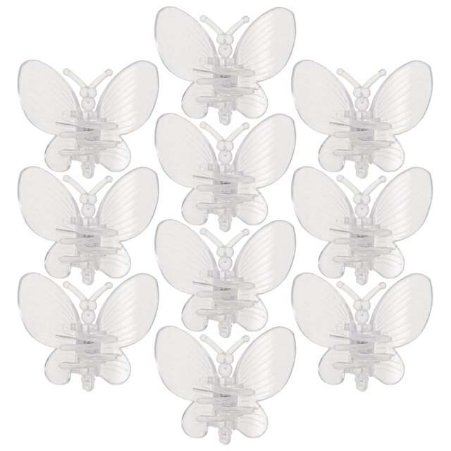 FENGGUIQU 10Ud Abrazaderas Claras Para De Plantas Ideales Para Y Vegetales Trepadores