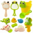 thumbnail image 1 of Baby bath water toy - Baby Bath Toy for Toddlers,Bathtub Toy Baby Pool Toys Fishing Games Swimming Toys,Toddler Bath Toys ,Fishing Net Water Table Toys (11pcs+Shampoo cup), 1 of 5