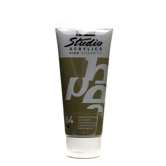 Studio Acrylic Paint raw umber, 100 ml (pack of 3)