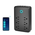 thumbnail image 1 of Extensor de enchufe inteligente GHome Smart 3 enchufes 3 puertos USB, 1 of 7