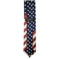 thumbnail image 3 of ROMARIO MANZINI Patriotic Design Stars and Stripes US Novelty Tie, 3 of 3