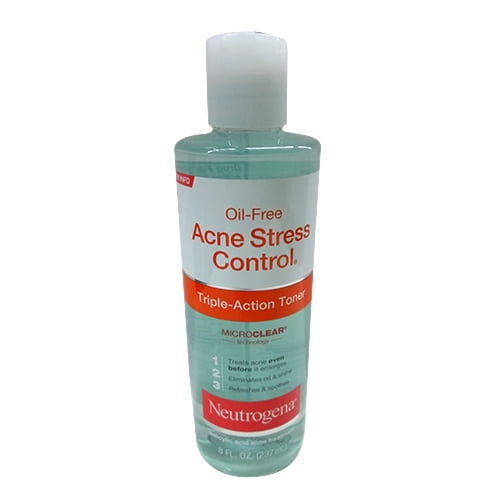 Neutrogena Oil-Free Acne Stress Control Triple-Action Toner - 8 Oz, 6 Pack