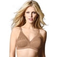 thumbnail image 1 of Bali Womens Double Support Lace Wirefree Bra with Spa Closure - Best-Seller, 34, 1 of 4