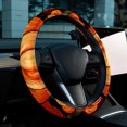 thumbnail image 6 of Thanksgiving Pumpkin Leaves 14.5 Inch Printing PVC Leather Car Wheel Cover Steering Wheel Covers Auto Accessories, 6 of 6