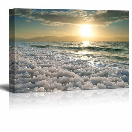 Canvas Prints Wall Art - Beautiful Scenery/Landscape Sunrise at Dead Sea, Israel. Nature Beauty - 24