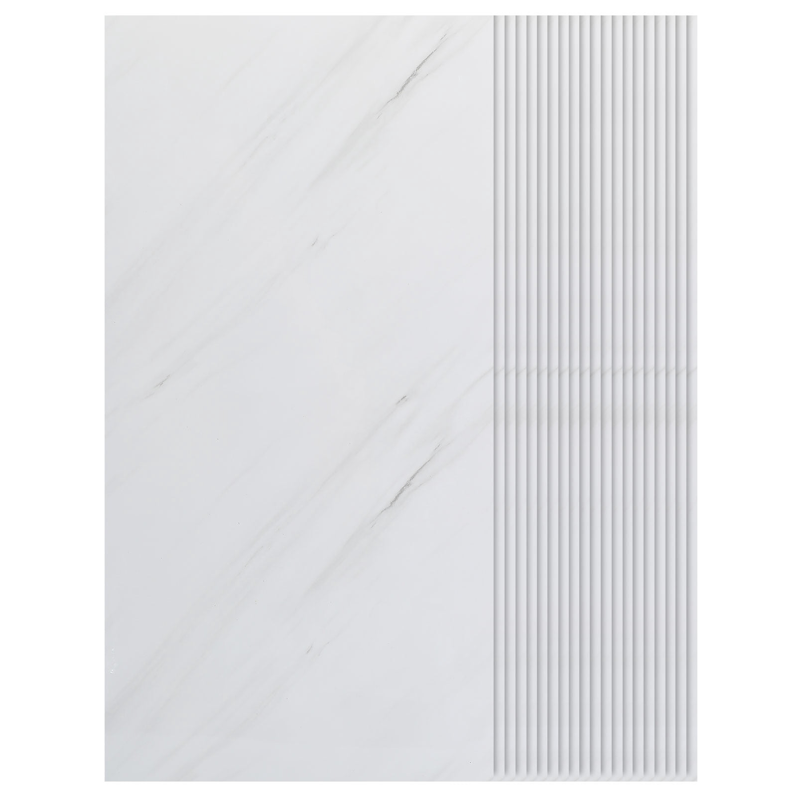 FENGGUIQU 20Pcs 23.58"x11.79" Wall Panels Self-Adhesive Waterproof Marble Pattern Wall Modern Stickers for Bathroom Kitchen Decor