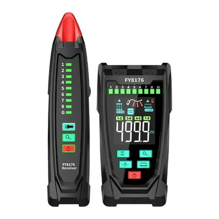 Network Adjustable Cable Tester Distance Location Cable Length Test TDR RJ45 ,Accurate Circuit Breaker Identification