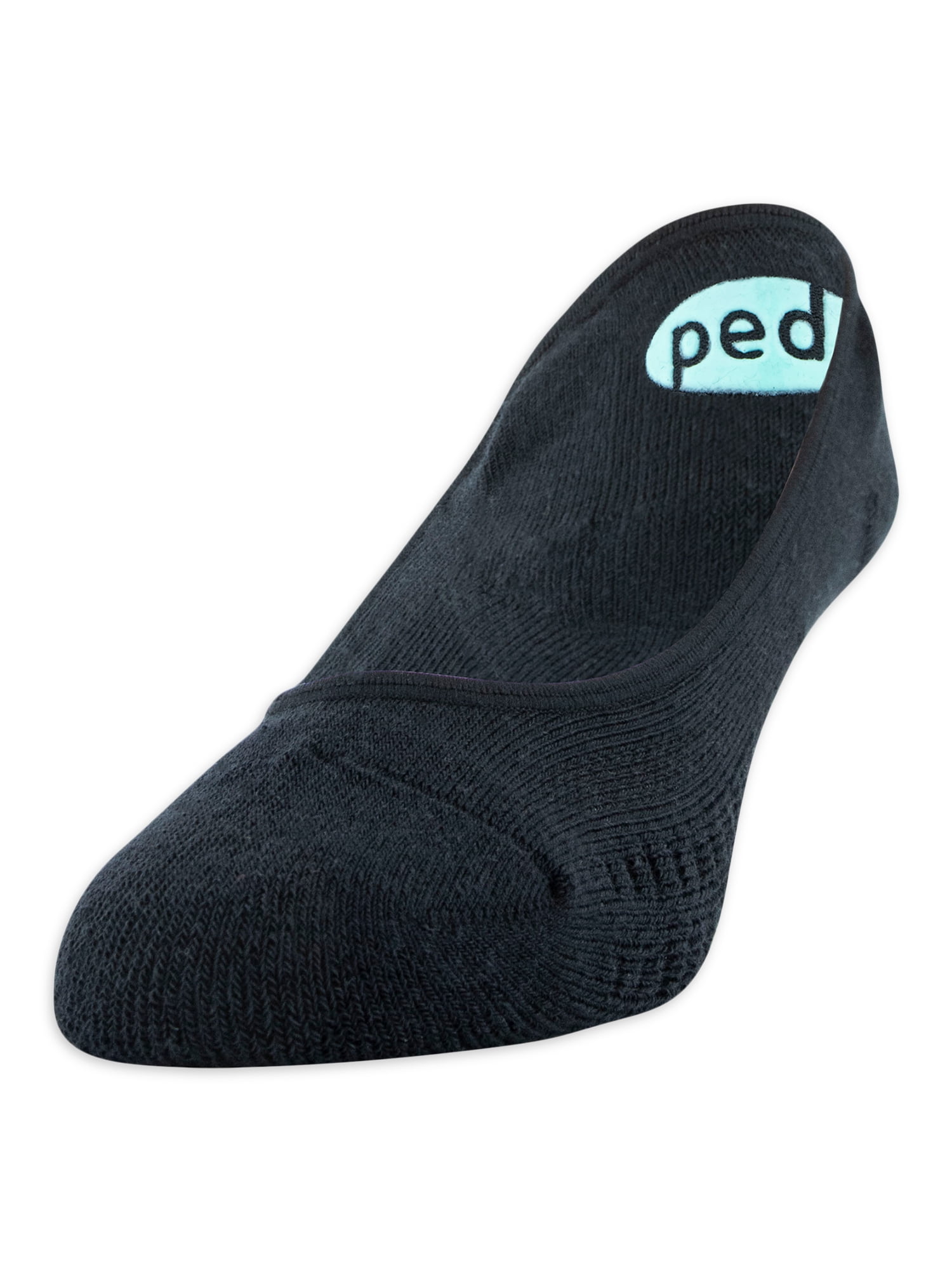PEDS Women's Super Low Cut Cushion Liner Socks, 3 Pairs