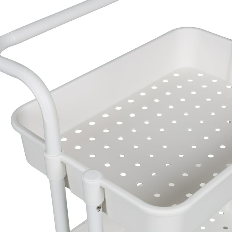 Gray/White 6-Bin Rolling Storage or Craft Cart