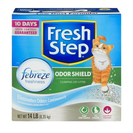 Fresh Step Odor Shield Scented Cat Litter, 14 Pounds