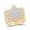 10Kt Yellow, variant on 10K Two-Tone Gold Round Diamond Magen David Star Ring 5cttw