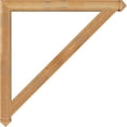 thumbnail image 3 of Ekena Millwork 4"W x 48"D x 48"H Traditional Arts & Crafts Rough Sawn Bracket, Western Red Cedar, 3 of 4