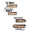 thumbnail image 3 of Wedding Wood Hanging Sign Arrows Decorative Greeting Wall Art Decorations Pendent Door Room Party Anniversary Ceremony Type 1, 3 of 9