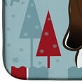 thumbnail image 4 of Winter Holiday Basset Hound Dish Drying Mat, 4 of 7