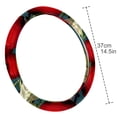 thumbnail image 4 of Cherry 14.5 Inch Printing PVC Leather Steering Wheel Covers Car Wheel Cover Auto Accessories, 4 of 6
