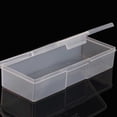 thumbnail image 3 of Vogacara Caja de almacenamiento transparente de plástico rectangular para decoración de uñas Type4 NO4, 3 of 6
