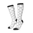 thumbnail image 2 of Fotbe Labrador Retriever Dog print Women's Men's Novelty Crew Socks Cotton Socks Knee High Socks for Walking,Running,Nurses,Pregnancy, 2 of 9