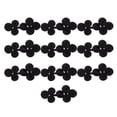 thumbnail image 1 of 10 Piezas Botones de Nudo de Estilo Chino para Decoración de Traje y Cheongsam Negro Zulema Nudo de botón chino, 1 of 8