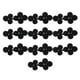 thumbnail image 1 of 10 Piezas Botones de Nudo de Estilo Chino para Decoración de Traje y Cheongsam Negro Zulema Nudo de botón chino, 1 of 8