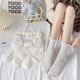 thumbnail image 5 of Calcetines blancos para mujer, lindos calcetines estilo japonés jk, calcetines de encaje lolita, calcetines de tubo medio de moda de verano, calcetines finos de primavera y verano, 5 of 6