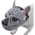 thumbnail image 1 of Bozal para perros ZHAOCHENG de hocico corto gris L Transpirable de silicona Suave, 1 of 5