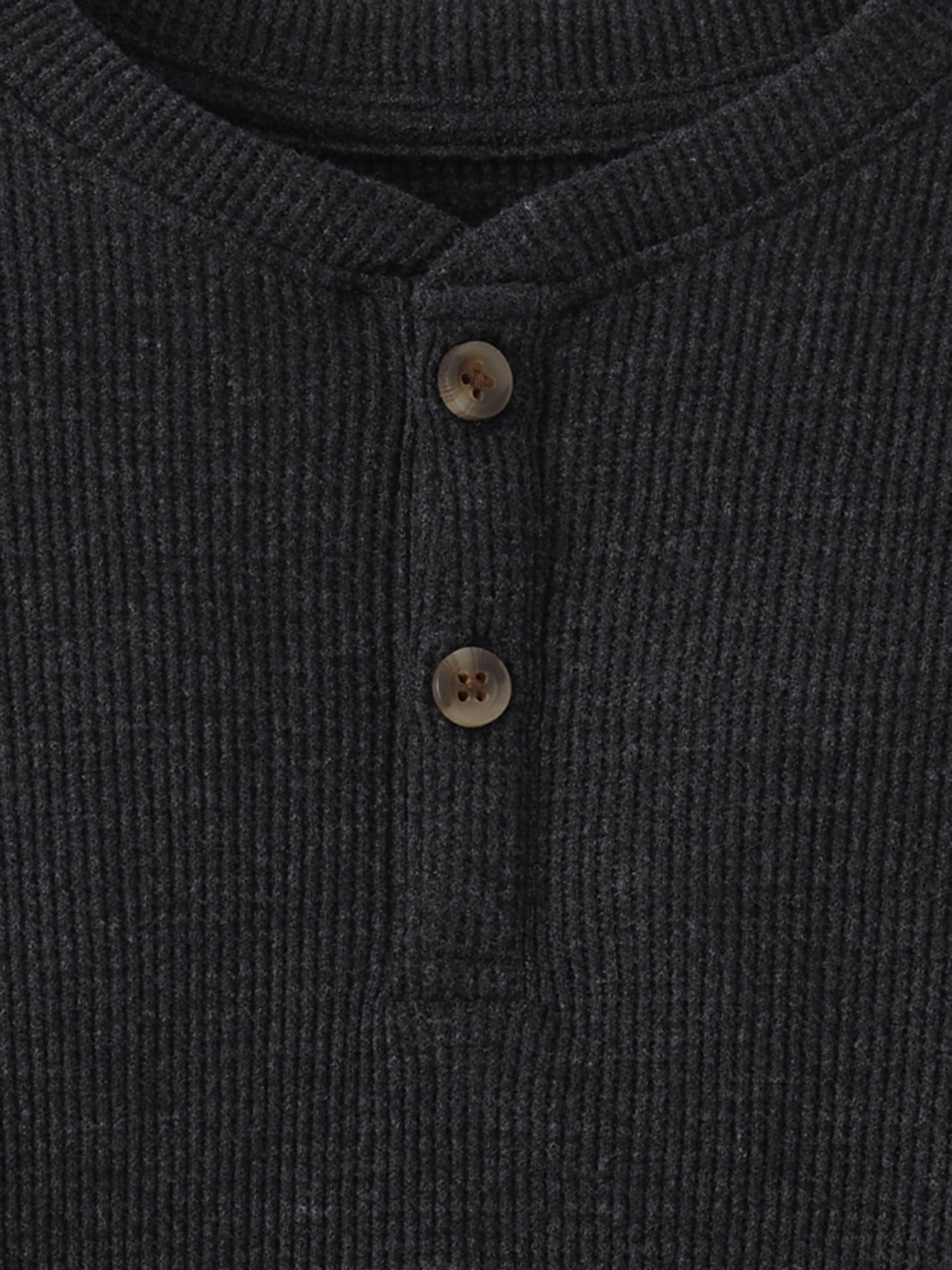 The Children's Place Toddler Boys Long Sleeve Thermal Henley Top, Sizes 6M-5T