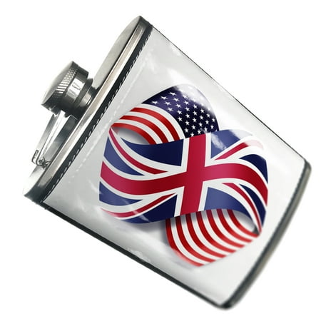 

NEONBLOND Flask Infinity Flags USA and Britain