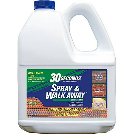 Spray & Walk Away Concentrate Kills Lichen Moss & Algae by 30 Seconds - 1 (Best Way To Kill Moss)