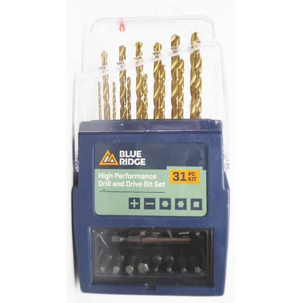 Blue Ridge Tools High Performance Drill and Drive Bit Set 31pc Kit