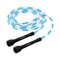 thumbnail image 3 of Freestyle Beaded Jump Rope, 9.3ft Adjustable, White & Blue, Skipping Rope for Exercise Workout, 3 of 5