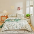 thumbnail image 4 of Move Over Flowers Pom Poms Bedding Sets Queen Ball Fringe Pattern Microfiber Duvet Cover Set No Filling, 4 of 9