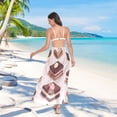 thumbnail image 7 of FORMRS Womens Long Sarong Beach Wrap Semi-Sheer Bikini Skirt Bathing Swimsuit Cover Up, Cute Chocolate Cakes, 7 of 7