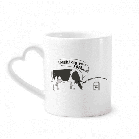 

Origin Cow Milk Art Deco Fashion Mug Coffee Cerac Drinkware Glass Heart Cup