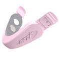 thumbnail image 3 of Cinturón eléctrico moldeador facial en V con 12 velocidades y microcorriente para levantar la papada, ideal para mujeres, belleza facial, color rosa., 3 of 12