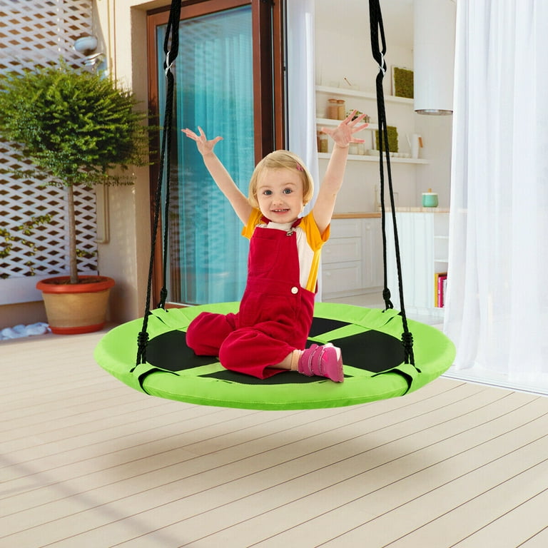 Costway Flying Saucer Tree Swing for Kids 40 inch Indoor Outdoor