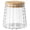 D, variant on WEIOUKC Sugar Bowls Sugar Container, Coffee Canister Airtight Food Storage Jar with Lid & Metal Handle, 700ml Borosilicate Glass for Coffee Beans, Tea