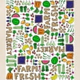 thumbnail image 2 of CafePress - Farmers Market Medley Tote Bag - Unisex Canvas Tote Bag, Beige, 1-Piece, 2 of 6