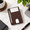 Dark Brown, variant on Full Grain Leather Slim Minimalist Wallet for Men and Women, Black, Small Front Pocket Card Holder