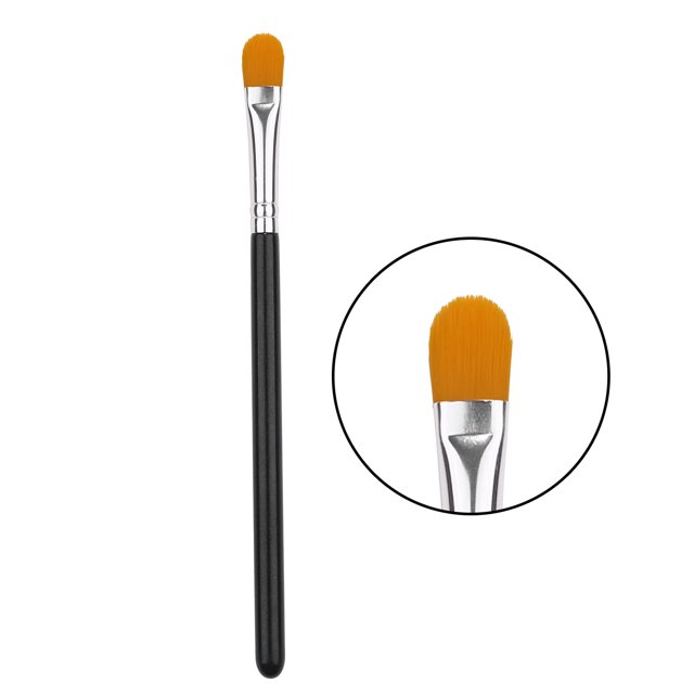 Pincel corrector de cejas con pincel redondo extraplano