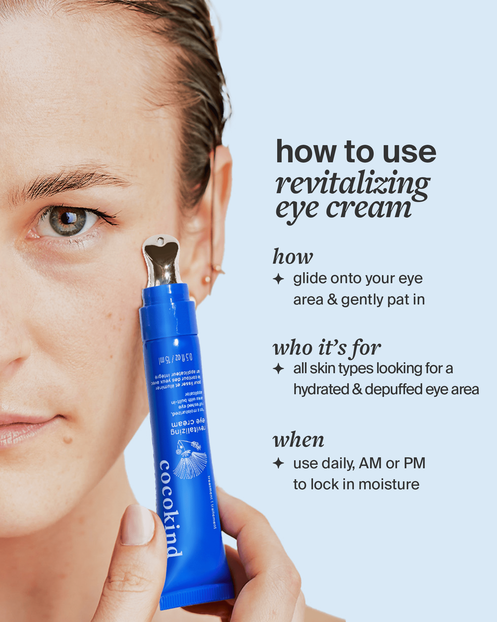 Cocokind Revitalizing Eye Cream, Under Eye Brightener
