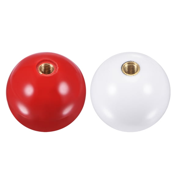 Uxcell Red/White Joystick Head Rocker Ball Top Handle Arcade Game Replacement