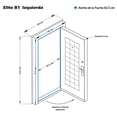 thumbnail image 2 of Puerta de Seguridad Elite B1 Izquierda Eversafe Puerta de Seguridad Elite B1 Izquierda 96 cm x 213 cm, 2 of 4