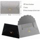 thumbnail image 2 of Pack of 42 Mini Envelopes Colourful Gift Cards Kraft Paper Envelopes with Heart Closure, 2 of 5