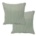 thumbnail image 5 of Better Homes & Gardens Striped Decorative Outdoor Throw Pillow, Off-White/Green, 5 of 8